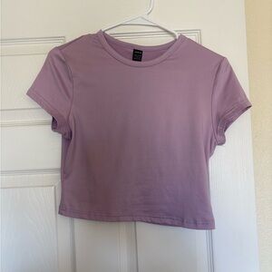Lavender Crop Top